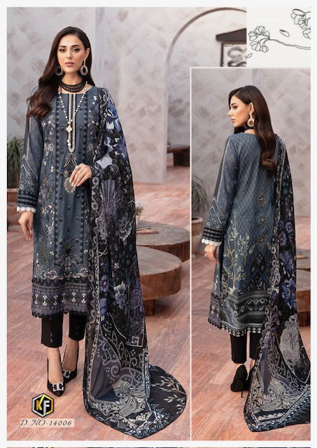 Charizma Vol 14 By Keval Classy Luxury Printed Cotton Pakistani Dress Material Orders In India
